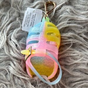 BBW JELLY SANDAL POCKETBAC HOLDER NWT